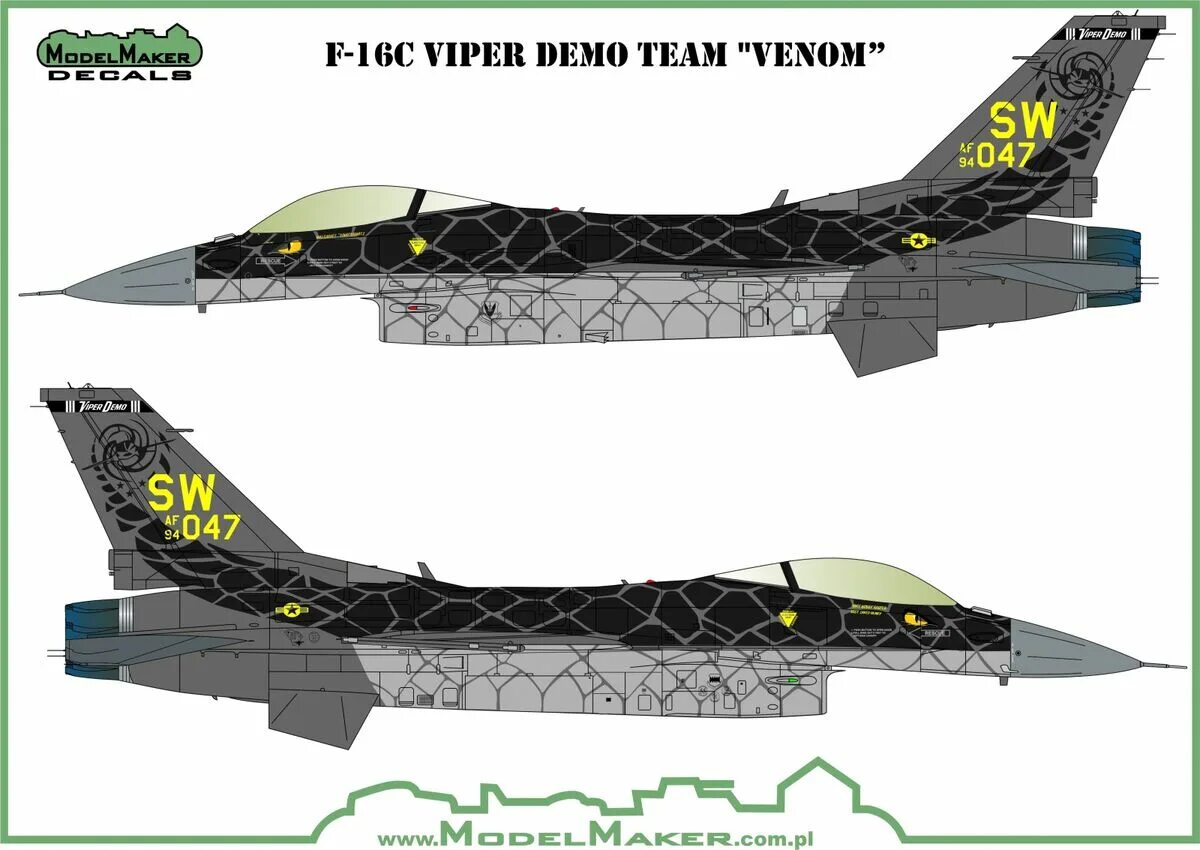 16 demo. F-16c Viper. Сборка крыла Вайпер х. Venom Team. '68 Two Parts Viper.