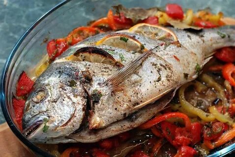 Рецепт как приготовить рыбу с овощами