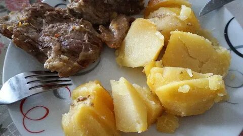 Картошка с мясом в скороварке