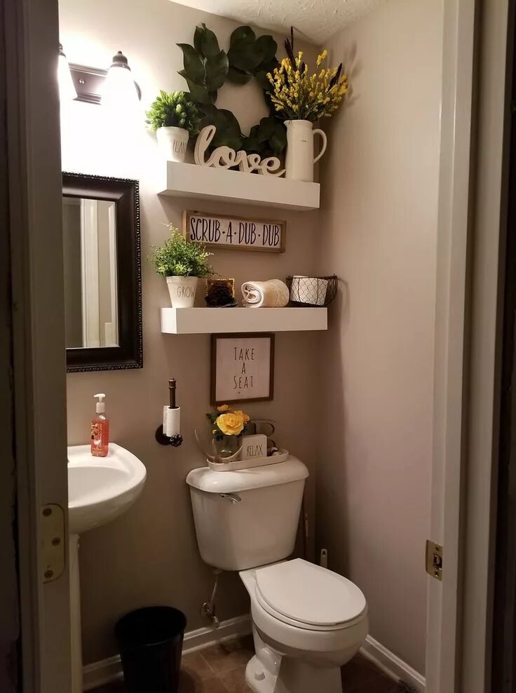 Pin by Crystal Woods on Bathroom Bathroom decor colors, Bathroom decor themes, P