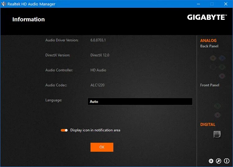 Gigabyte audio driver. Realtek Audio Gigabyte. Gigabyte Realtek Audio Driver Windows 10. Gigabyte программа для звука.