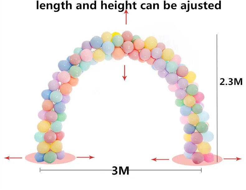 Арка из шаров как собрать. Основа для арки из воздушных шаров. Арка для шариков. Арка на каркасе из воздушных шаров. Арка для шаров Размеры.