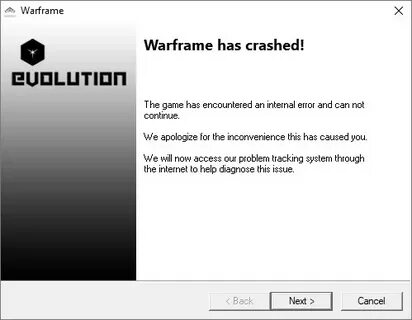 Having crashed now