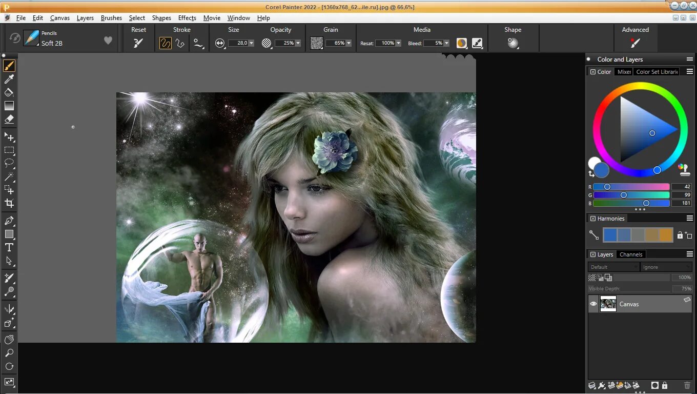 Corel Painter 2021. Corel Painter 2022. Corel Painter Скриншот. Painter графический редактор. Corel 2022