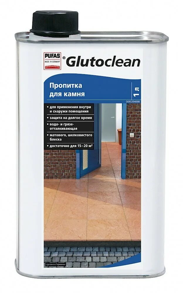Пропитка для плитки в ванной. Pufas glutoclean. glutoclean очиститель для плитки и камня, 1 л. очиститель для плитки и камня кислотный pufas glutoclean №352. лак для камня.