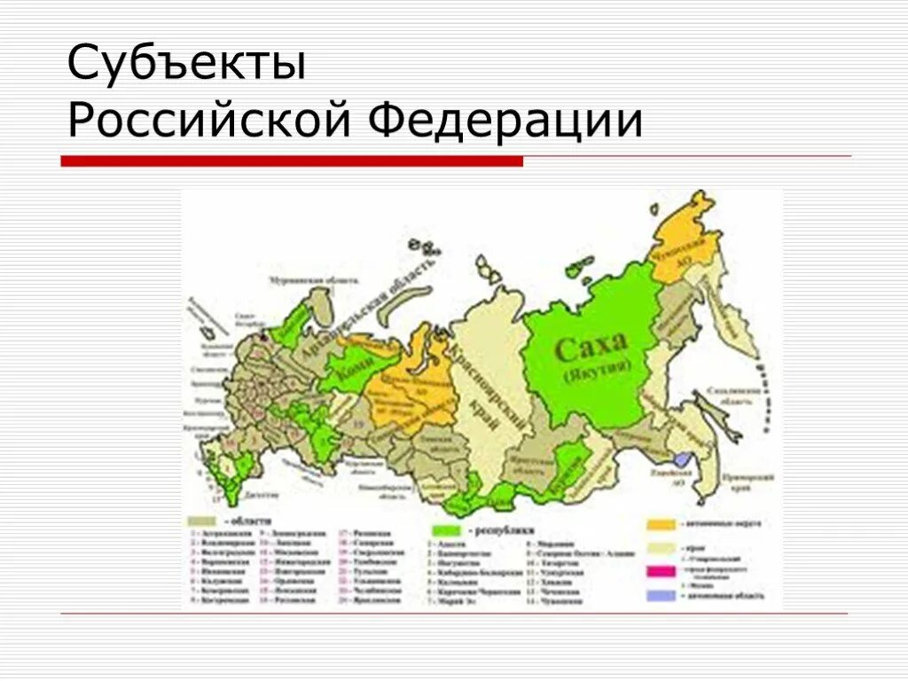 Справочник субъектов федерации. Субъекты Российской Федерации. РФ субъекты РФ. Карта России с субъектами. 85 Субъектов РФ.