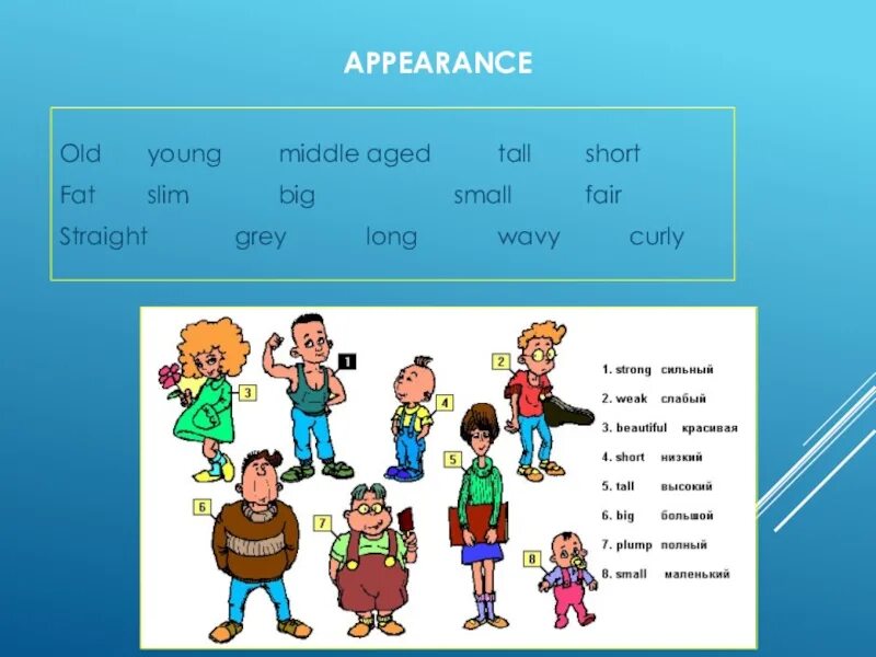 Appearance презентация. Appearance на английском. Презентации по англ на тему внешность. Внешность на английском. Spotlight 5 family