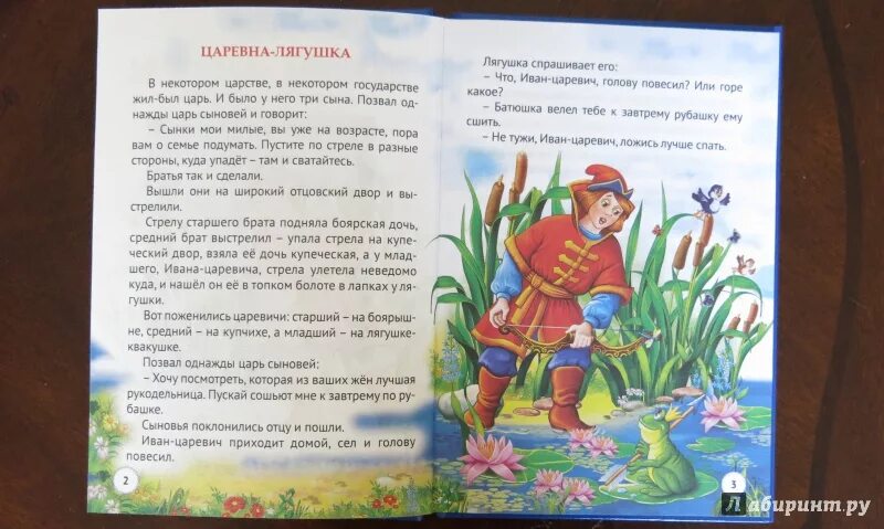 Сочинение про Ивана царевича. Книга. Царевна-лягушка.