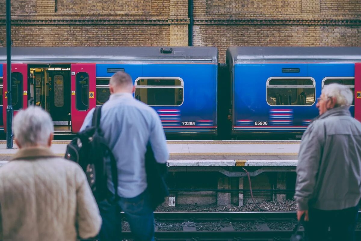Train is in the station