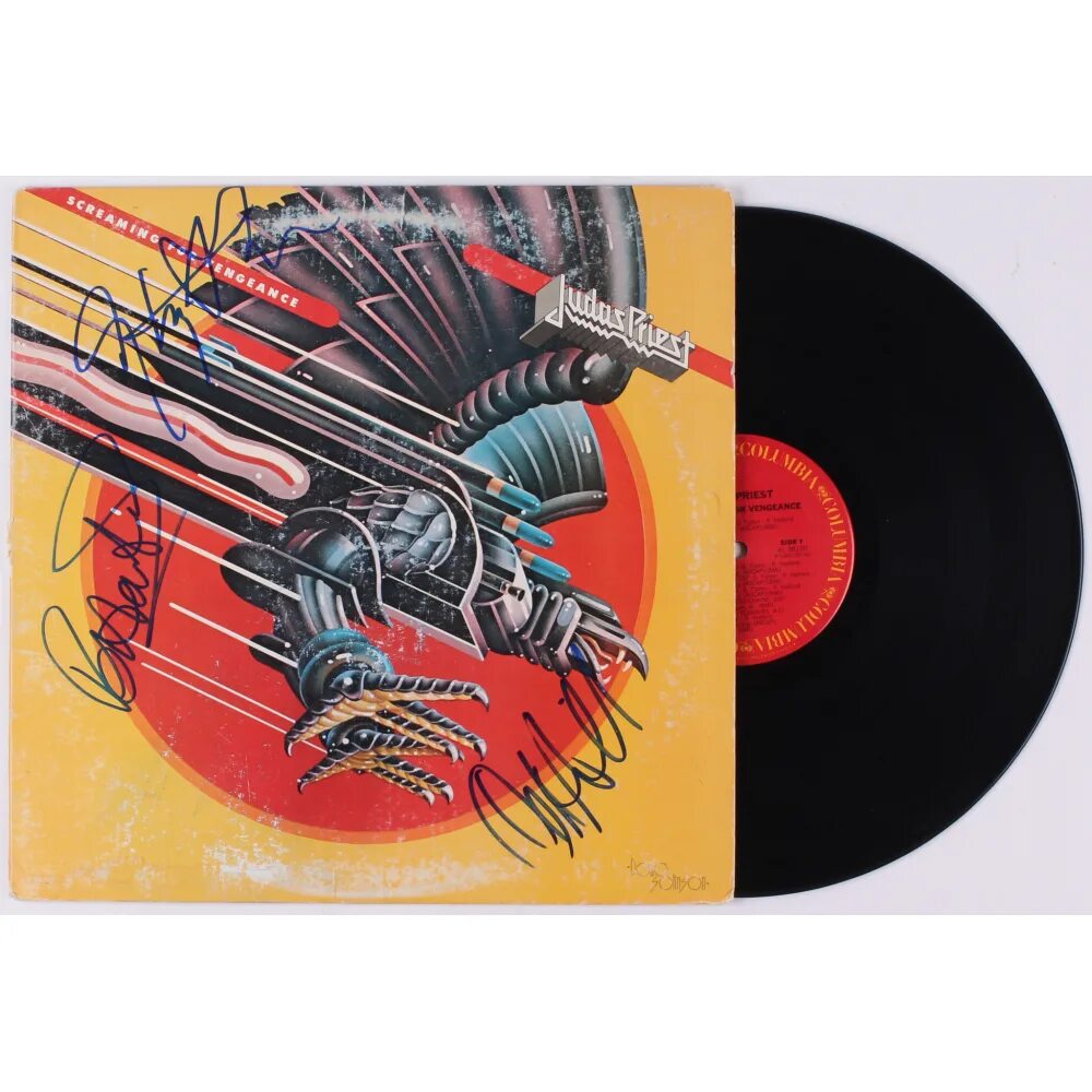 Группа judas priest альбомы. Judas Priest screaming for Vengeance. Judas Priest British Steel LP. Judas Priest винил. Винил рип джудас прист.