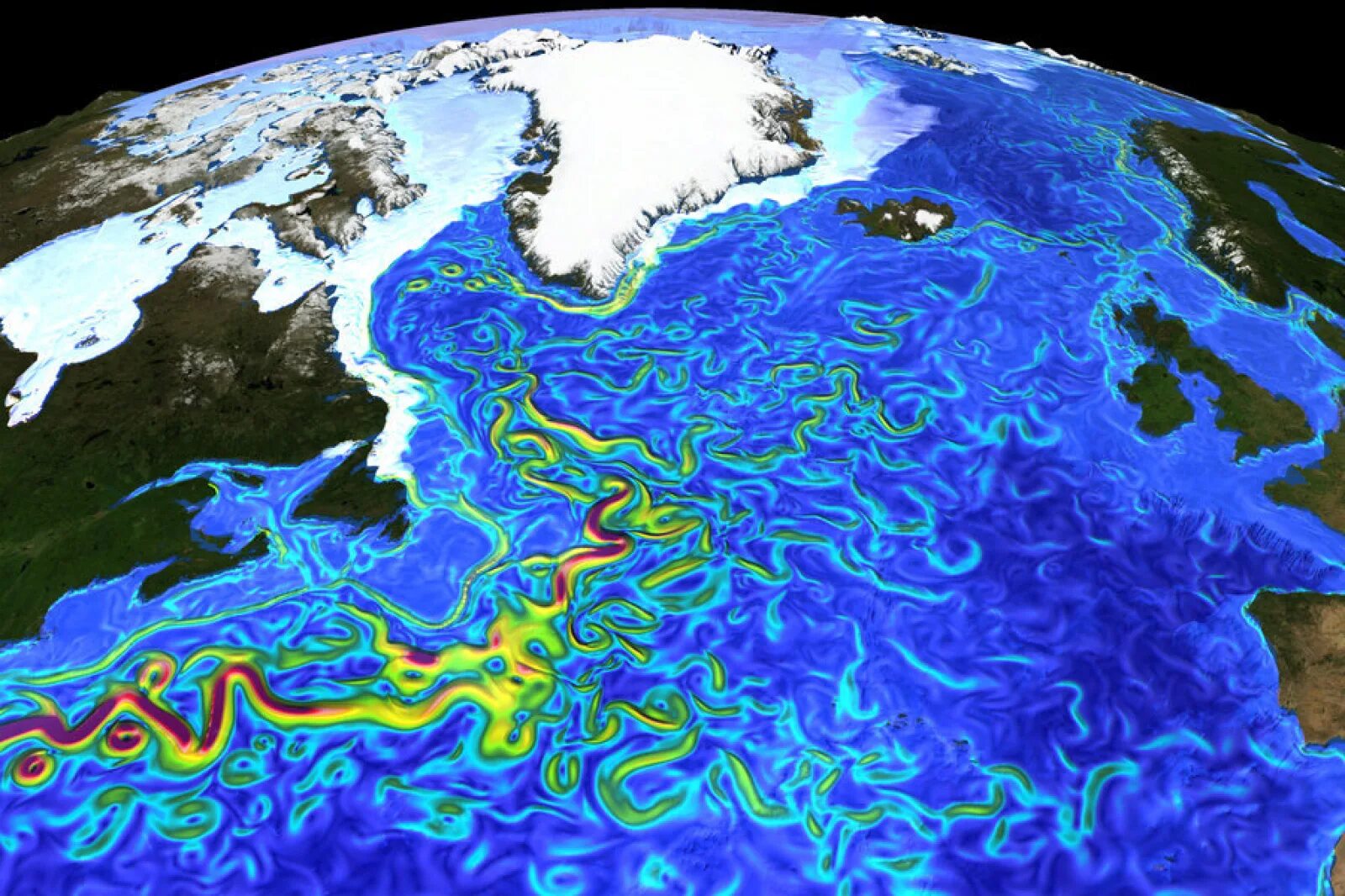 Морское течение гольфстрим. Гольфстрим в Атлантическом океане. Течения мирового океана Гольфстрим. Гольфстрим со спутника. Гольфстрим течение.