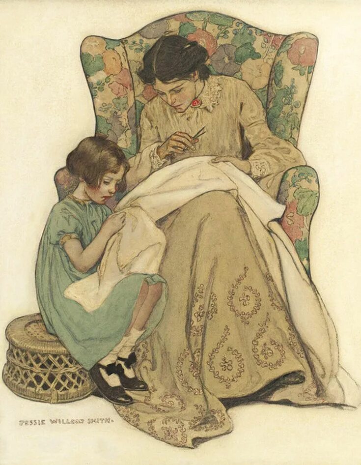 Jessie and i send postcards. Джесси уилкокс смит американская художница-иллюстратор 1863-1935. иллюстратор джесси уилкокс смит. jessie willcox smith картины. джесси смит художник.