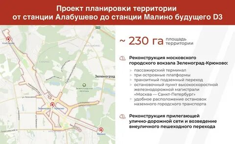 Карта малино зеленоград
