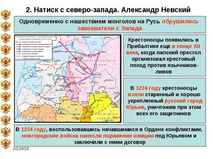 Основные события северо западной руси