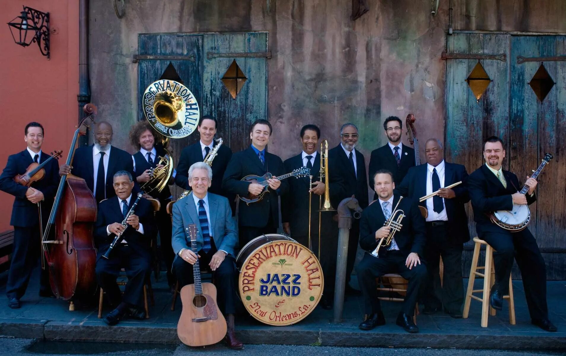 Джаз бэнд. Jazz Band группа. Preservation Hall Jazz Band. Джаз бэнд новый Орлеан 20е годы