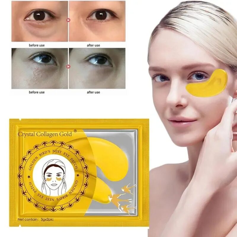 Патчи для глаз Collagen Crystal Eye. Crystal Collagen Gold патчи. Маска под глаза. Патчи от морщин.