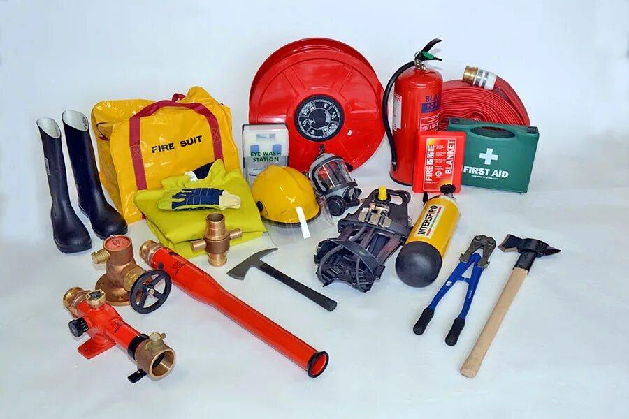 Пожарно спасательная система. Инструменты пожарного. Противопожарное оборудование и инвентарь. Снаряжение пожарного. Пожарный инвентарь.