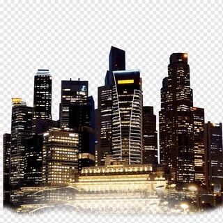 City Lights, template, building, lights png.