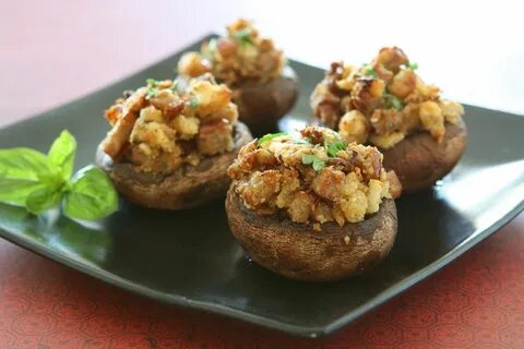 Baked mushrooms