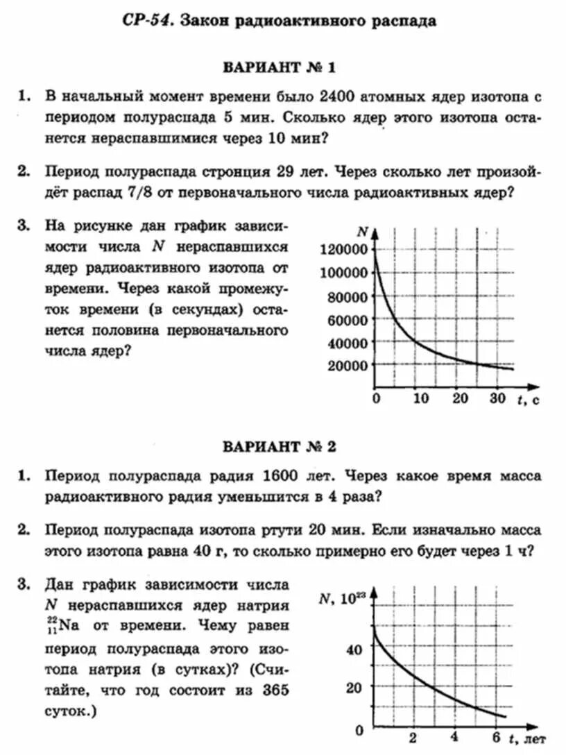 Зависимость числа оставшихся ядер от времени. Физика 11 класс закон радиоактивного распада период полураспада. Задачи на закон радиоактивности. Задания на период полураспада 9 класс. Задачи на закон радиоактивного распада 9 класс.