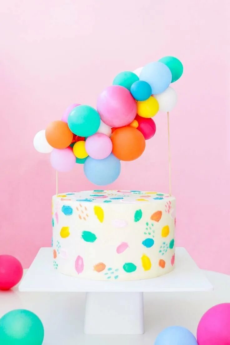 Торт с воздушными шарами. Шар "торт". Торт с шариками. Детский торт с шариками.