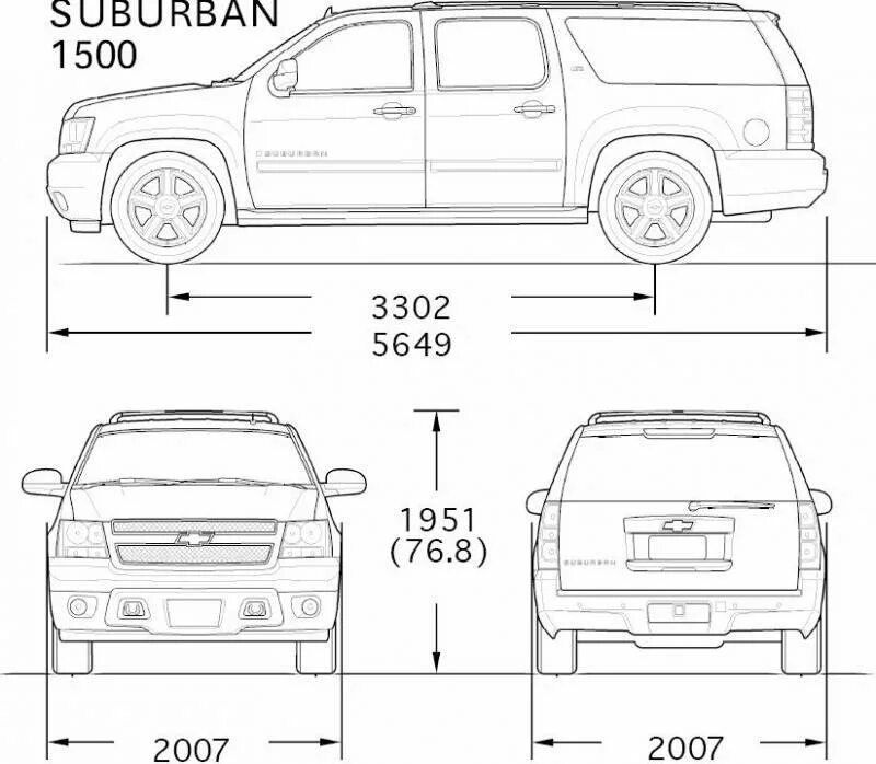 Габариты шеви. Chevrolet Suburban габариты. Габариты Шевроле Сабурбан. Chevrolet Suburban 2000 габариты. Chevrolet Suburban 2022 габариты.