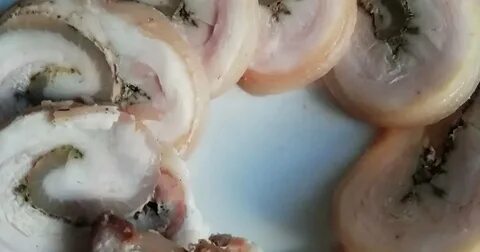 Рулет со свиных шкурок рецепт