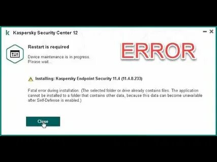 Error during driver