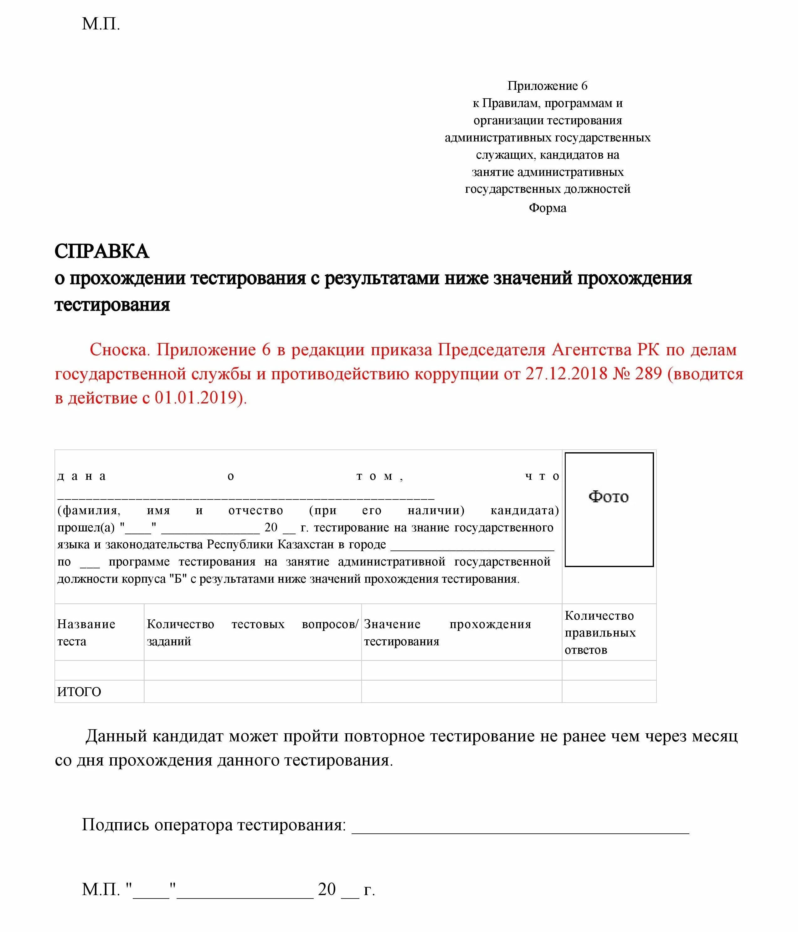 должности корпуса б