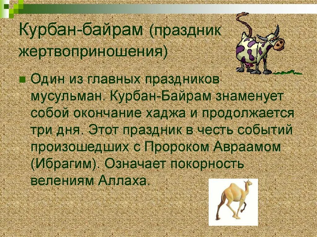 Курбан что делать. Курбан байрам доклад. Доклад про праздник Курбан байрам. Праздник жертвоприношения. Сообщение о Курбан-байран.