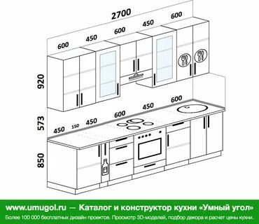 Мебель кухонная длина