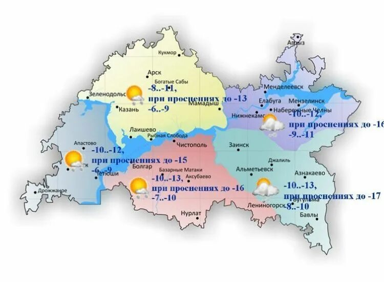 Погода татарстан 2 недели. Климат Республики Татарстан. Восток Татарстана. Юго-Восток Татарстана города. Схематическая карта Татарстана.