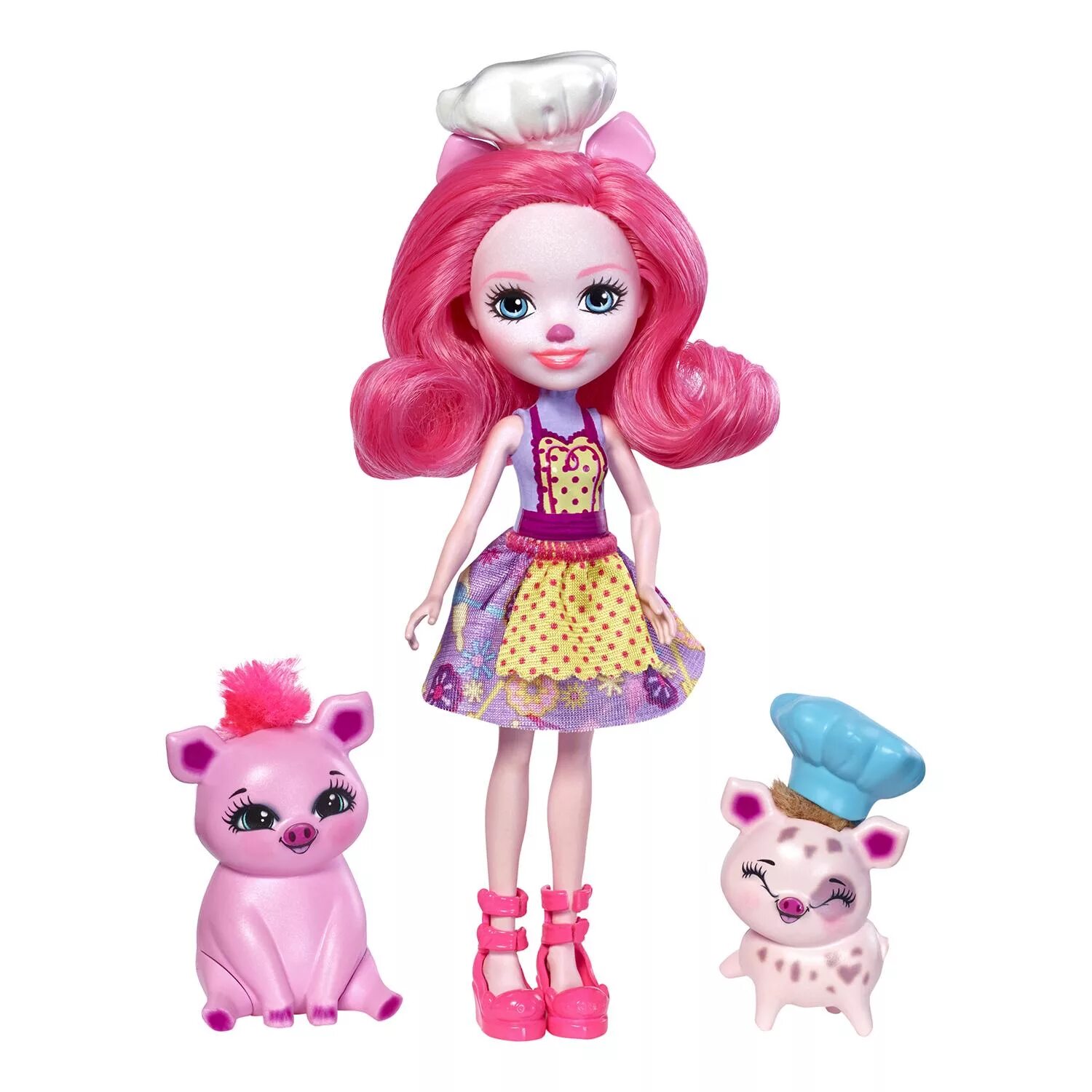 Набор с куклой Enchantimals друзья пекари Пэтти Пиг, 15 см, fjj28. Enchantimals куклы Свинка. Энчантималс куклы Свинка. Энчантималс набор Свинка.