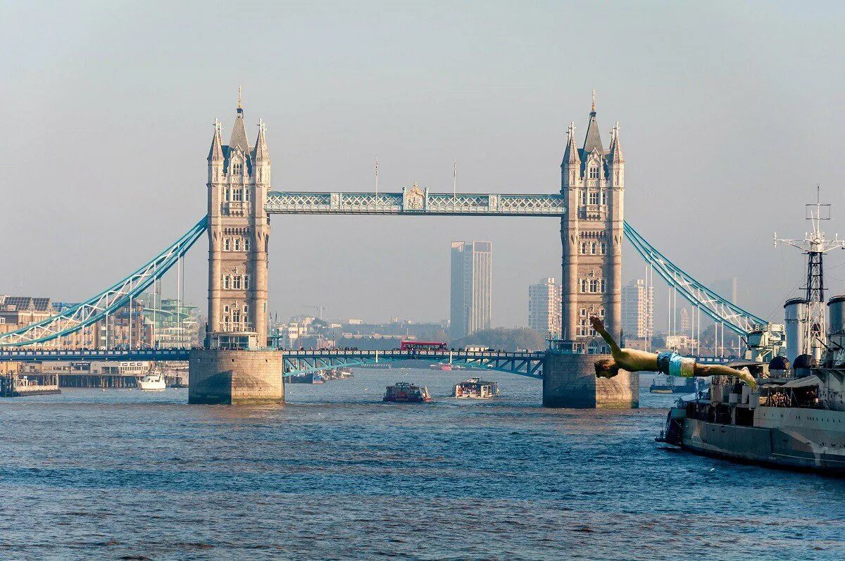 River Thames Лондон. Река Темза. Великобритания Темза. Тауэрский мост в Лондоне.