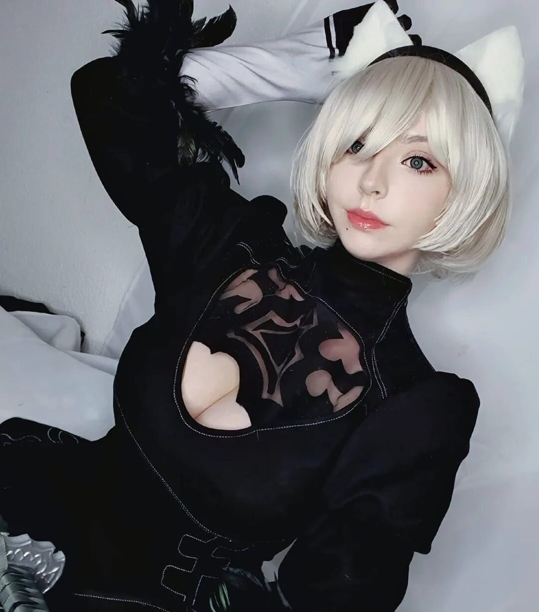 Neko косплеерша. NIER 2b +18. Cosplay 2b Рождественский. Yureta косплеерша. Neko cosplay