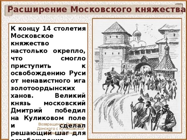 Расширение территории Московского княжества. Московский князь в конце 14 века. Московское княжество в конце 14 века. Способы расширения Московского княжества. Тест по истории усиление московского княжества