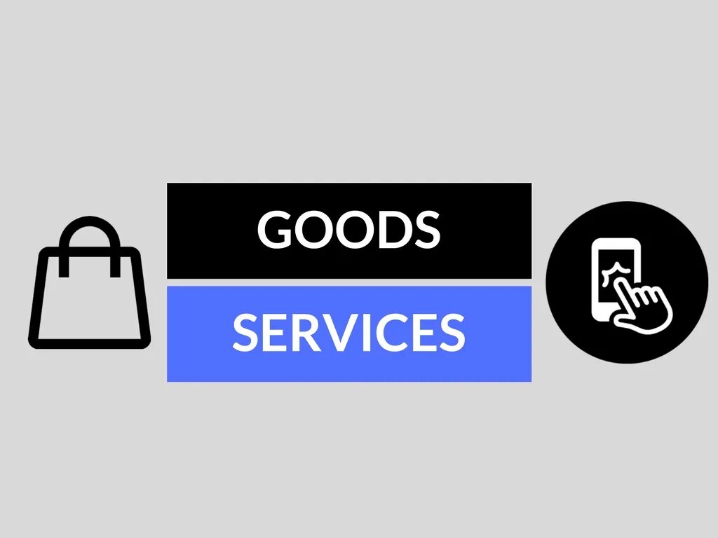 Goods and services. Goods or service. goods and service лого.