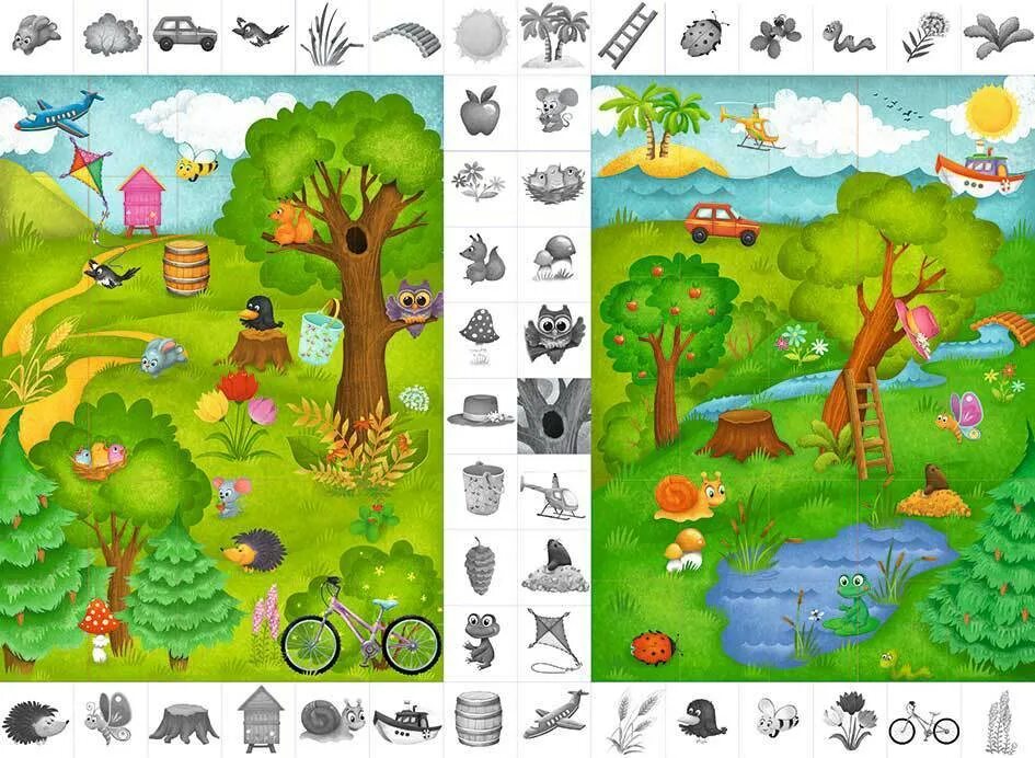 Найди слова природа 7. Найди предметы на картинке для детей. Лес задания для детей. Искать предметы на картинке для дошкольников. Развивающие игры для дошкольников.