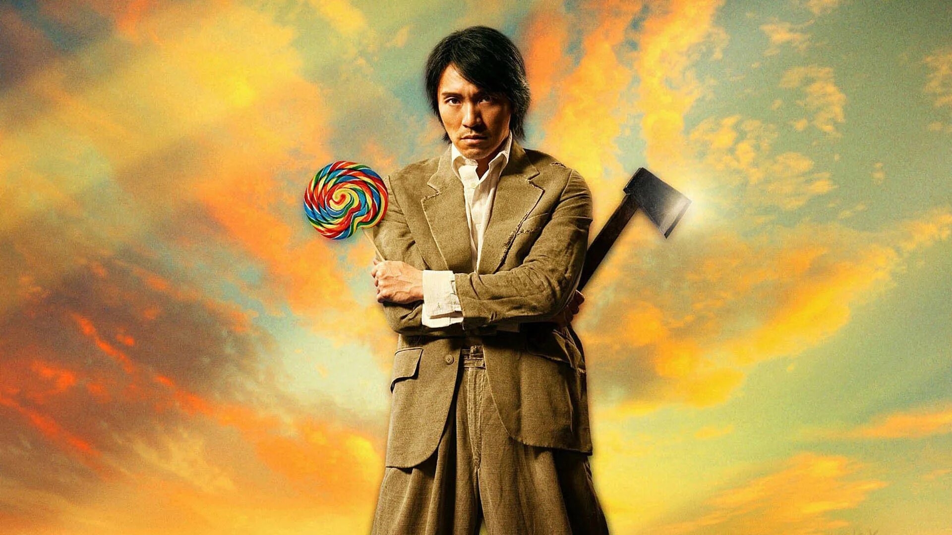 Kung fu hustle. Стивен чоу. брюс люн разборки в стиле кунг фу. kung fu hustle, 2004. стивен чоу разборки в стиле кунг фу.