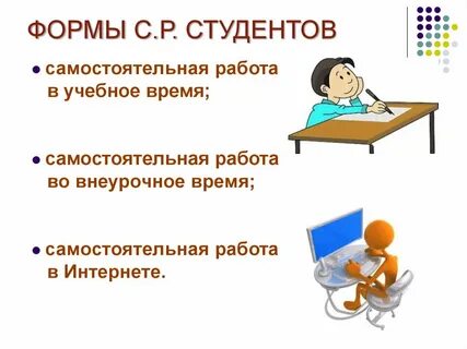 Самостоятельная работа в образовательном процессе