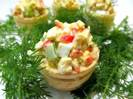 Тарталетки с палочками