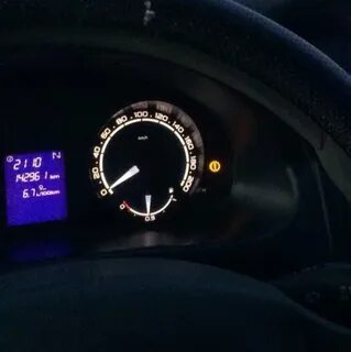 Горит шестеренка тойота