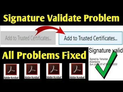 Signature error