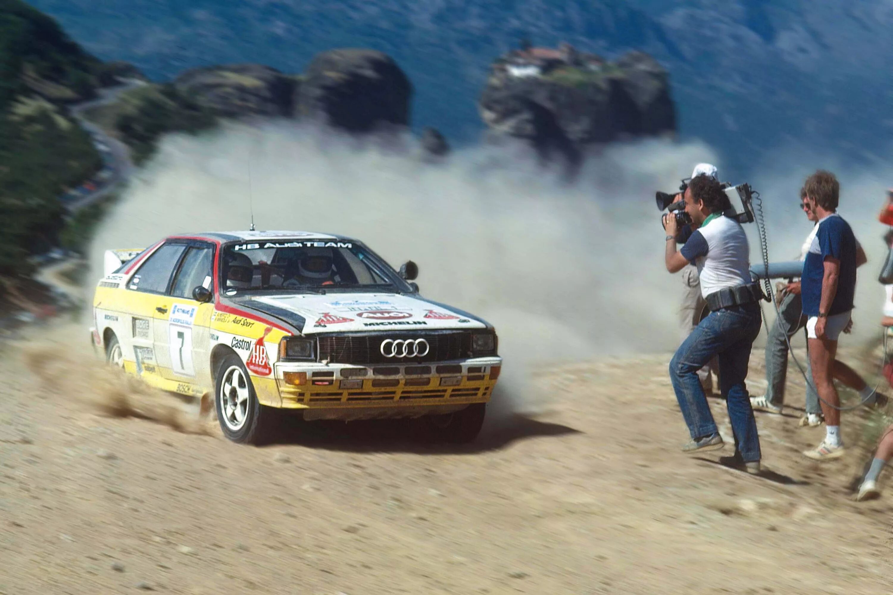 Группа б 22. Ауди кватро ралли группа б. Audi quattro 1984 Rally. Audi 80 quattro Rally. Ауди кватро ралли 1984.