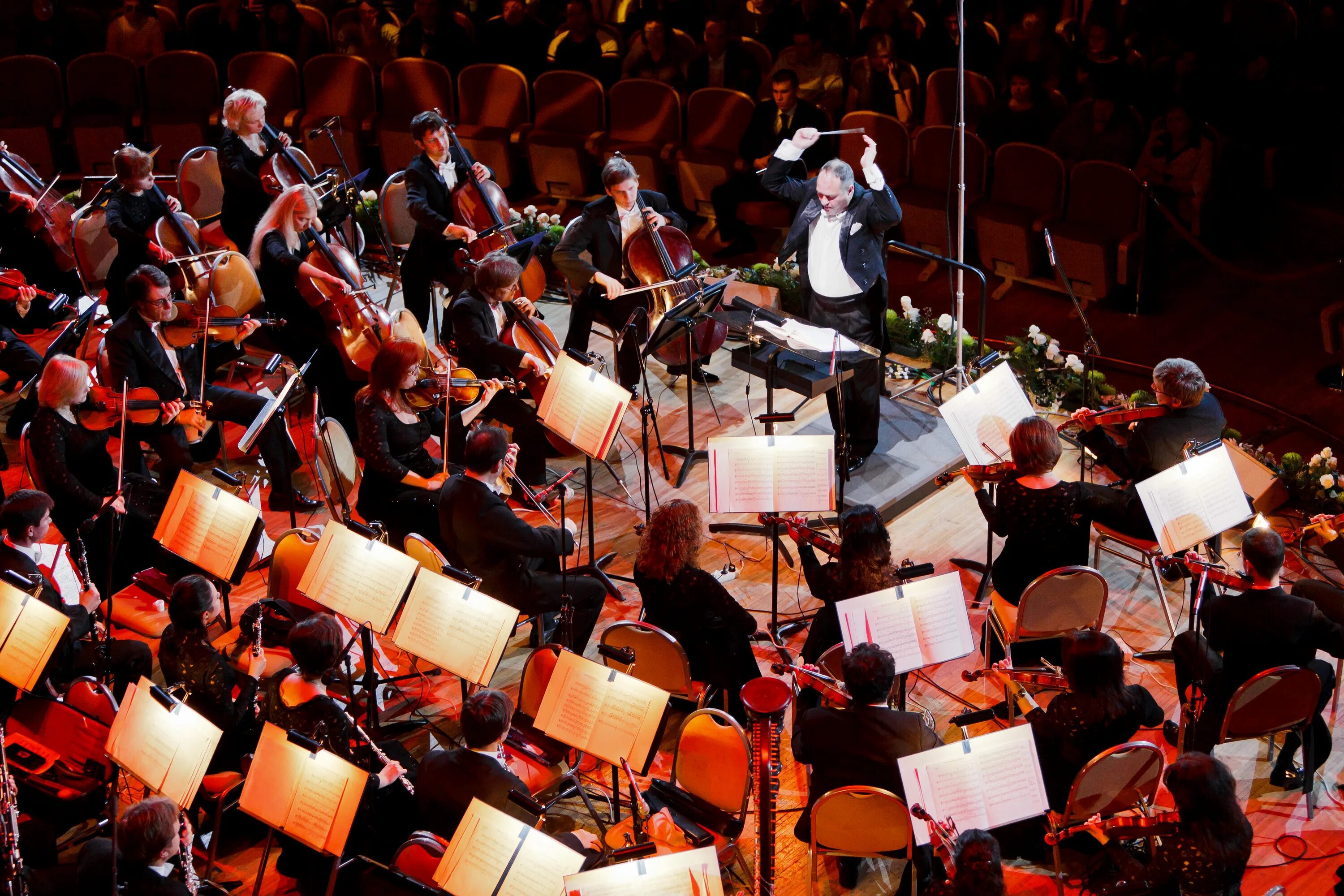 концерт симфонического оркестра. оркестр классика. оркестр. Orchestra музыка.