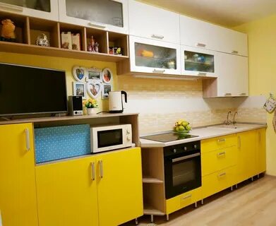 Кухня желтеет