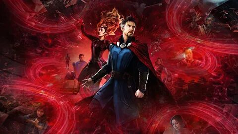 Wallpaper Doctor Strange Multiverse of madness Fanart. 