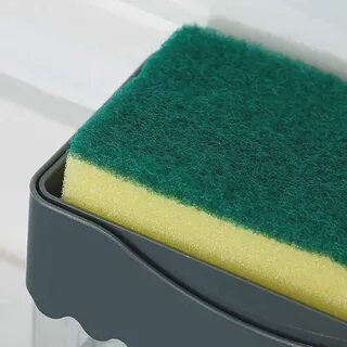 Soap pump and sponge caddy