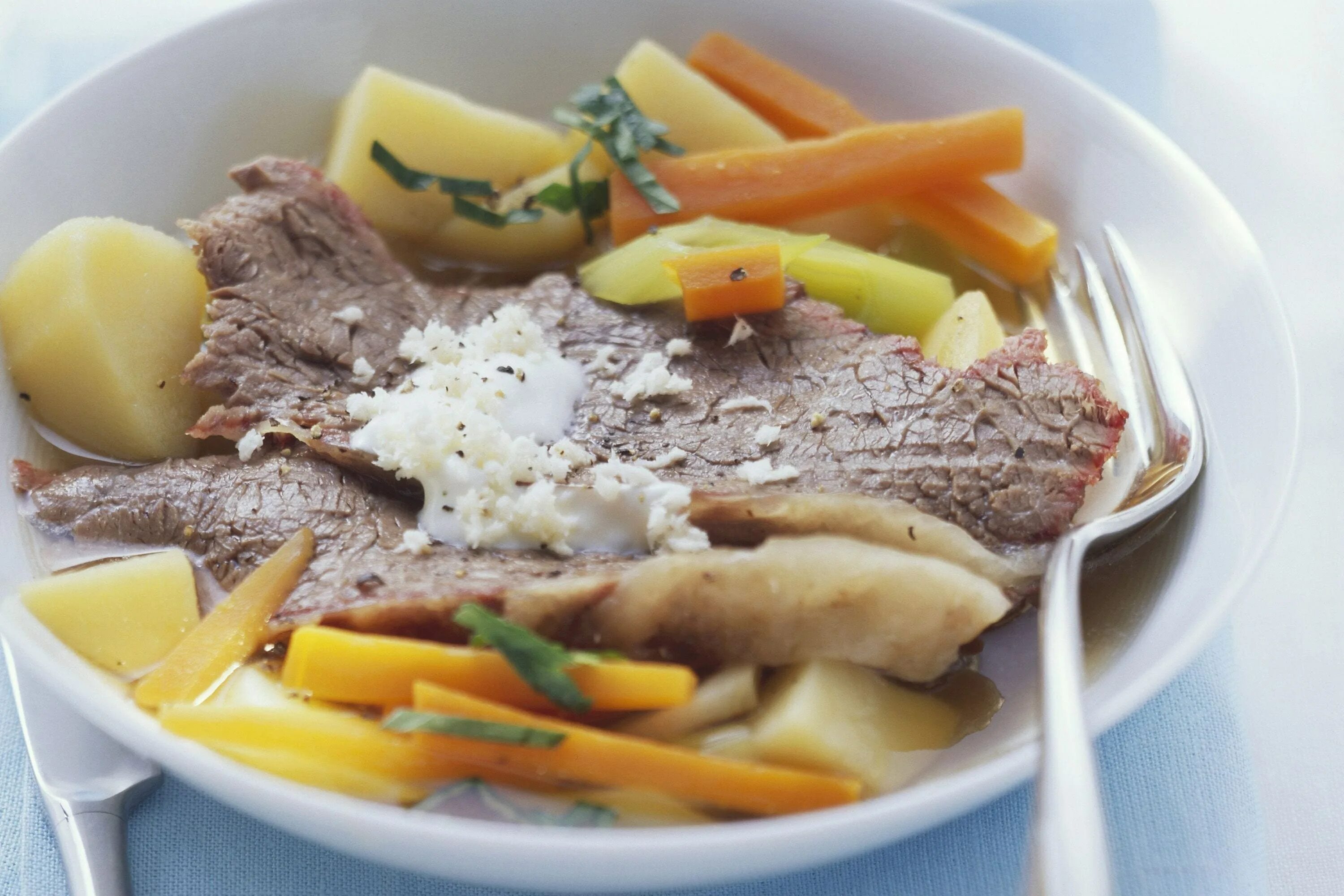 Отпуск отварного мяса