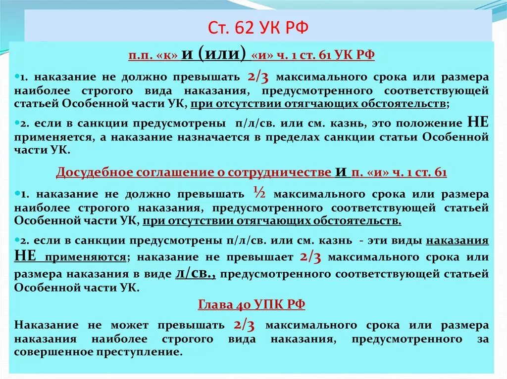 Хотя установленный срок. Наказания по 158 статье. Статья 62 уголовного кодекса. Статьи УК РФ наказание. Статьи УК И сроки наказания.